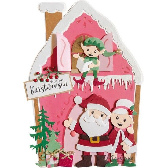 Marianne Design Marianne Design Creatables Eline's Kerstman en Kerstvrouw