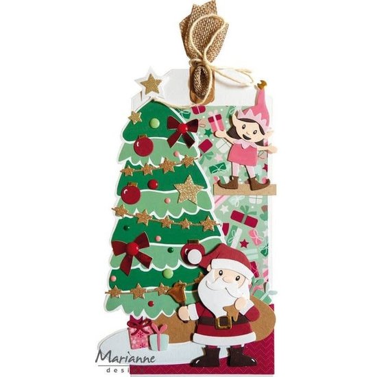 Marianne Design Marianne Design Creatables Eline's Kerstman en Kerstvrouw