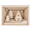 Rayher Houten bouwset mini 3D lijst nacht 11,5x8,5x3,2cm.