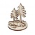 Rayher Rayher Houten DIY Bouwset Instekers Voor Stolp Kerst Wintercar 5cm ø, 5cm. 2 sets