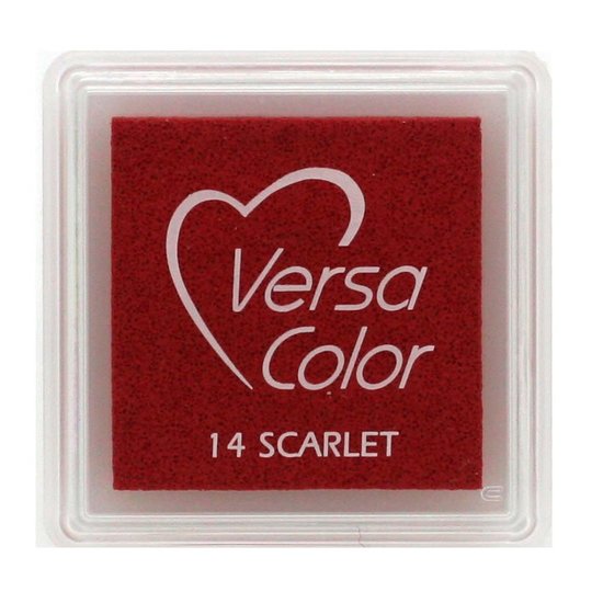 Tsukineko VersaColor inkpad mini 3x3cm  Scarlet Red