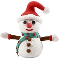 Creotime DIY Funny Friends Kerst  Foam- / Silk  clay Sneeuwpop