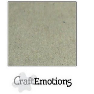 CraftEmotions Grijsbord 2mm 30,5x30,5 cm 5st