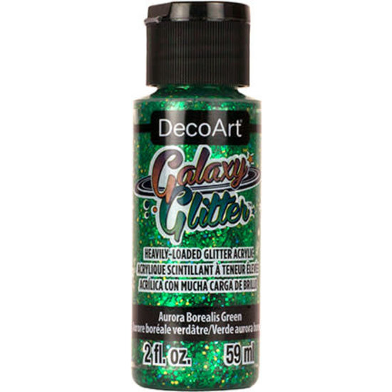 Deco Art DecoArt Galaxy Glitter 59ml Aurora Borealis Green