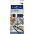 Faber Castell Faber Castell Houtskool Set 7-Delig