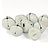 Hobby & Crafting Fun Kerst Bel 15 mm 8st Wit