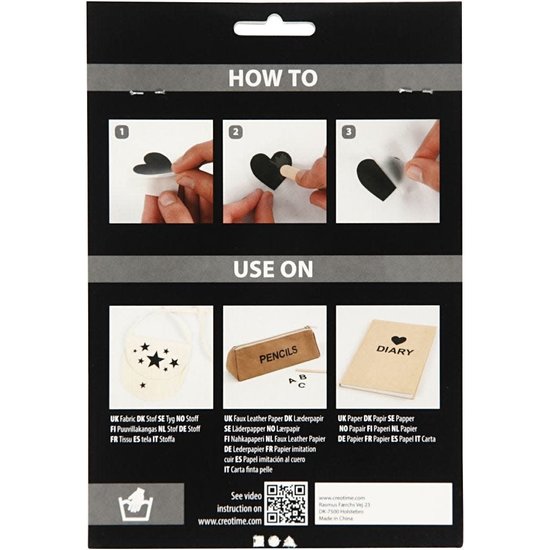 Creotime Rub-On Stickers Letters En Cijfers Hoogte  17 mm.  Wit incl. tool