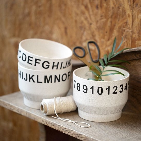 Creotime Rub-On Stickers Letters En Cijfers Hoogte  17 mm.  Wit incl. tool