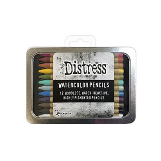 Tim Holtz Tim Holtz Distress Watercolor Pencils Kit #1 12 st.