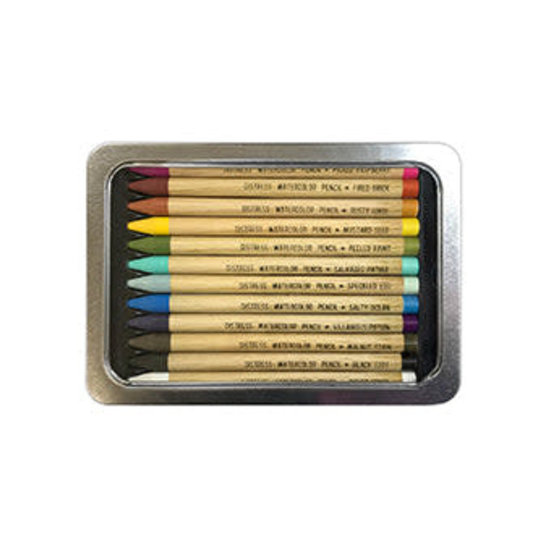 Tim Holtz Tim Holtz Distress Watercolor Pencils Kit #1 12 st.