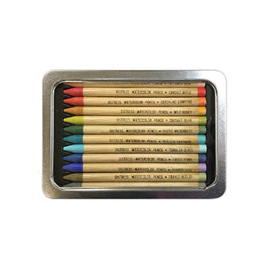 Tim Holtz Tim Holtz Distress Watercolor Pencils Kit #3 12 st.