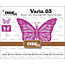 Crealies Crealies Varia stans no. 03 Monarch vlinder 3 st.