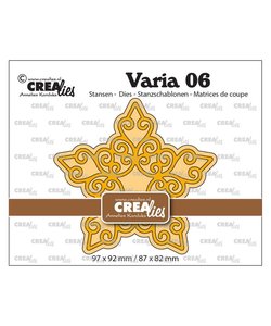 Crealies Varia stans no. 06  Curly Star 2 st.