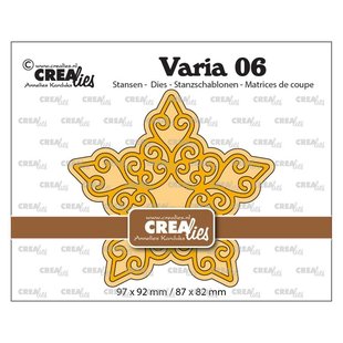 Crealies Varia stans no. 06  Curly Star 2 st.