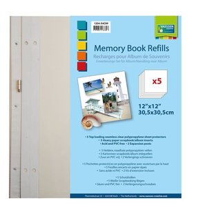 Vaessen Creative Memory Book Refills 12x12'' 5st