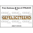 Crealies Crealies Foil, Emboss & Ink it horizontaal GEFELICITEERD - LET OP DIT IS GEEN STANS