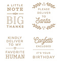 Spellbinders Spellbinders Glimmer Hot Foil Plate All-Occasion Mailbox Greetings 4st.