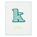 Spellbinders Spellbinders Glimmer Hot Foil Stitched Alphabet Glimmer Descriptors 27st.