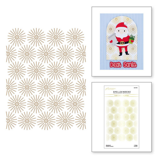 Spellbinders Spellbinders Glimmer Hot Foil Plate Starburst 1st.