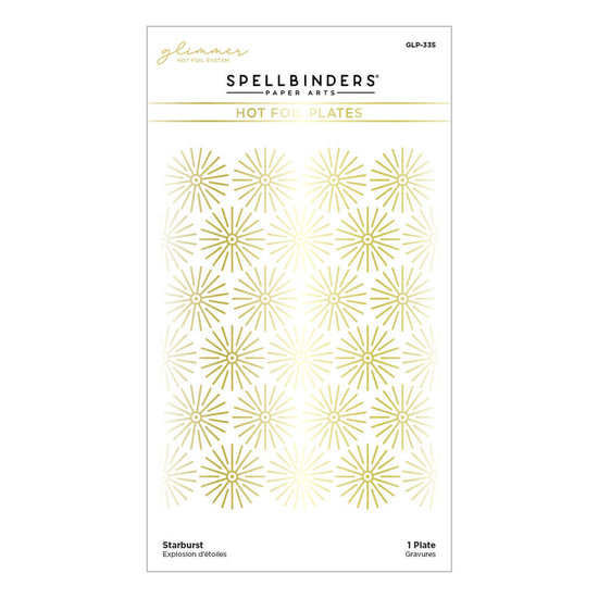 Spellbinders Spellbinders Glimmer Hot Foil Plate Starburst 1st.