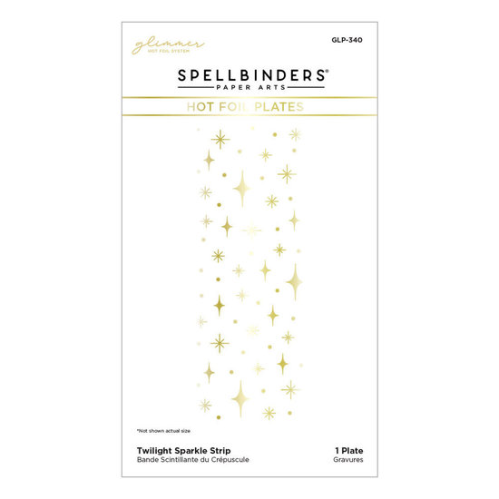 Spellbinders Spellbinders Glimmer Hot Foil Plate Twilight Sparkle Strip 1st.