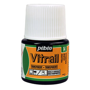 Pebeo Vitrail Glasverf Transparent 45ml Yellow nr. 14