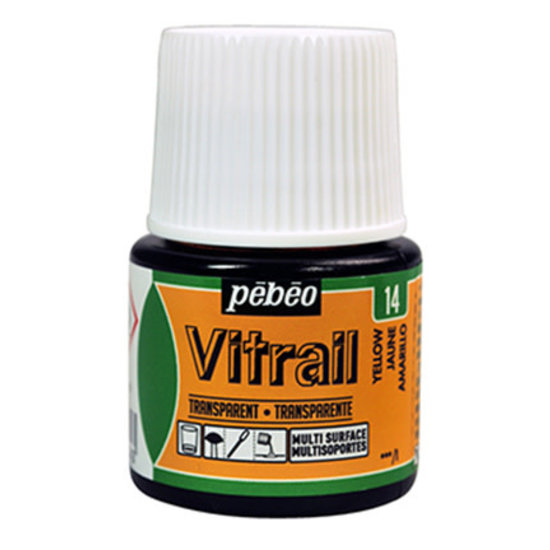 Pebeo Pebeo Vitrail Glasverf Transparent 45ml Yellow nr. 14