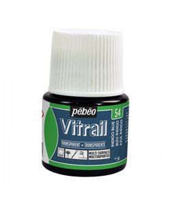 Pebeo Vitrail Glasverf Transparent 45ml Indigo Blue nr. 54