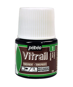 Pebeo Vitrail Glasverf Transparent 45ml Brown nr. 11