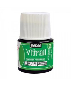 Pebeo Vitrail Glasverf Transparent 45ml Vivid Green nr. 58