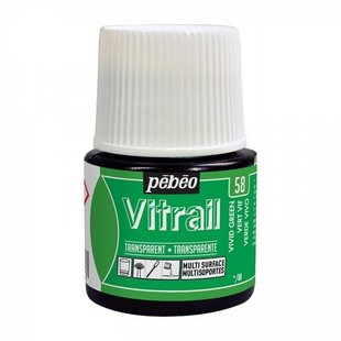 Pebeo Vitrail Glasverf Transparent 45ml Vivid Green nr. 58