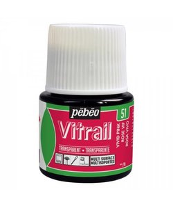 Pebeo Vitrail Glasverf Transparent 45ml Vivid Pink nr. 51