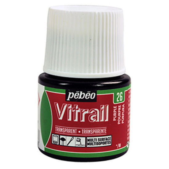 Pebeo Pebeo Vitrail Glasverf Transparent 45ml Purple nr. 26
