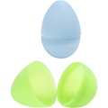 Creotime Plastic Eieren 4,5x3cm. Pastel kleuren 24 st.
