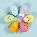 Creotime Plastic Eieren 4,5x3cm. Pastel kleuren 24 st.