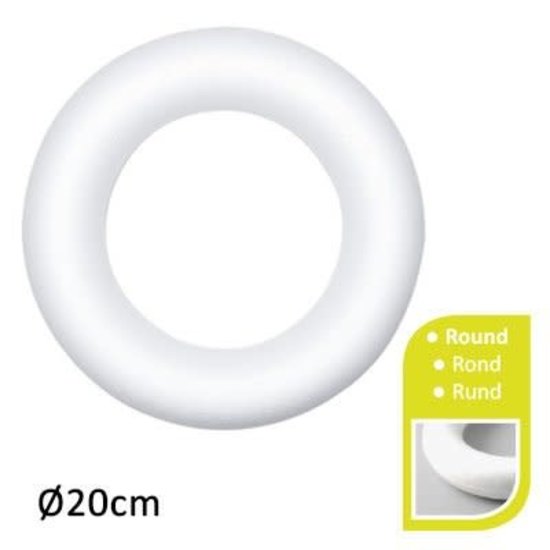 Piepschuim Ring 20cm.