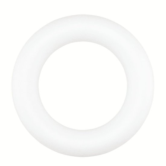 Piepschuim Ring Halfplat 30cm.