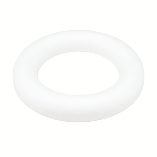 Piepschuim Ring Halfplat 30cm.