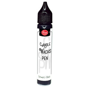 Viva Decor Kaarsen Was Pen 28 ml. Zwart