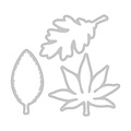 Sizzix Sizzix Framelits Die Set with Stamps Decorative Leaves