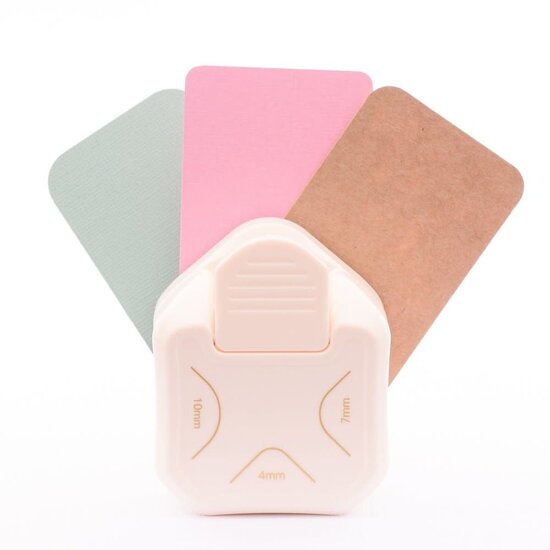 Vaessen Creative Vaessen Creative Hoekpons 3-in-1 Maten 4-7-10 mm. ecru