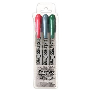 Tim Holtz Distress Crayons Pearlescent Pigments set #1 Holiday 3 pcs.