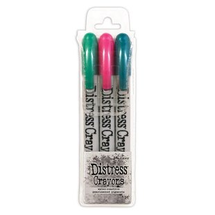 Tim Holtz Distress Crayons Pearlescent Pigments set #4 Holiday 3 pcs.