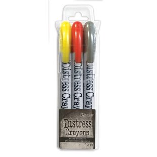 Tim Holtz Distress Crayons Pearlescent Pigments set #3 Halloween 3 pcs.