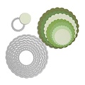 CREA Sizzix Framelits Die set 8pk scallop circles