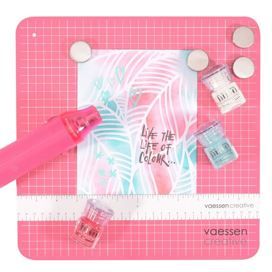 Vaessen Creative Vaessen Metaal mat incl. magneten en liniaal