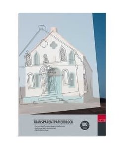 Transparant papierblok A3 100 gr. 50 vellen