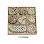 CraftEmotions Houten ornamenten Denneappel doosje 10,5 x 10,5 cm. 25 pcs.