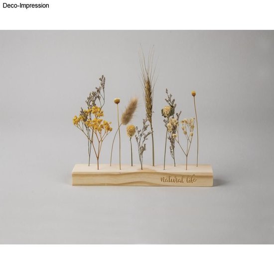 Rayher Rayher DIY set Droogbloemen Blok 22,7x4x17cm,