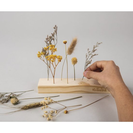 Rayher Rayher DIY set Droogbloemen Blok 22,7x4x17cm,